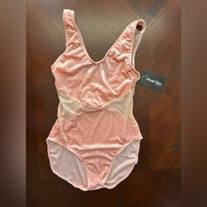 Meraki Soft Pink Mesh Bodysuit